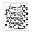 Especially For You Mini Sticker