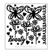 Butterfly Scribble Mini Sticker
