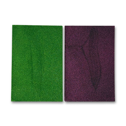 Basil & Garnet Glitter Paper