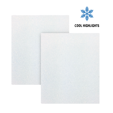 Glitter Paper - Cool Highlights