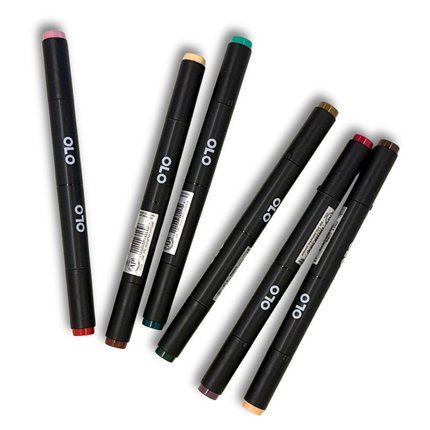 OLO 6pc Alcohol Marker Set, EXPO 3