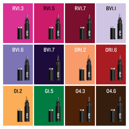 OLO 6pc Alcohol Marker Set, EXPO 7