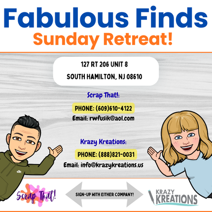 Crafting Retreat - Hamilton, NJ June 14, 2026