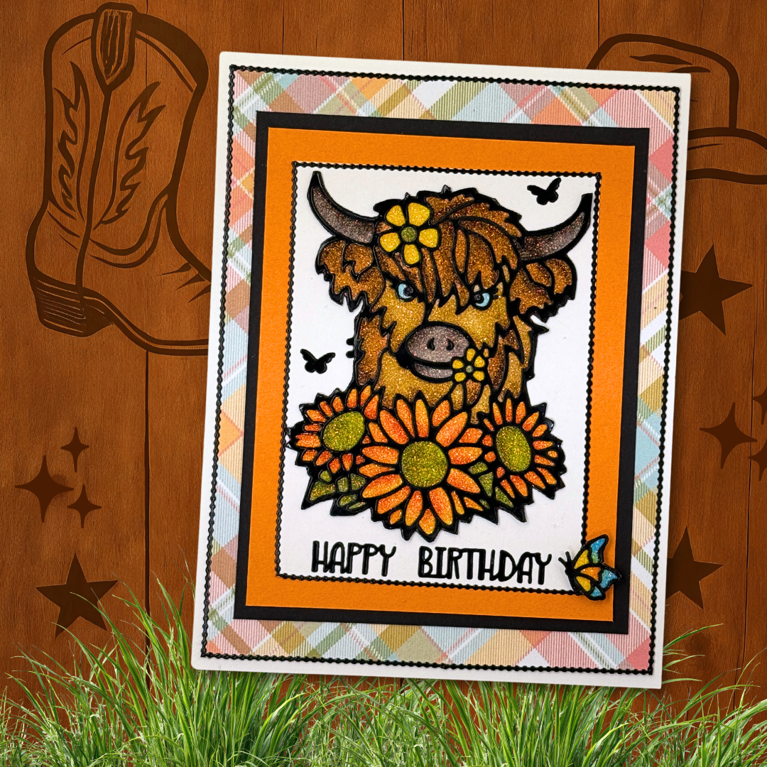 Highland Cow Card Kit