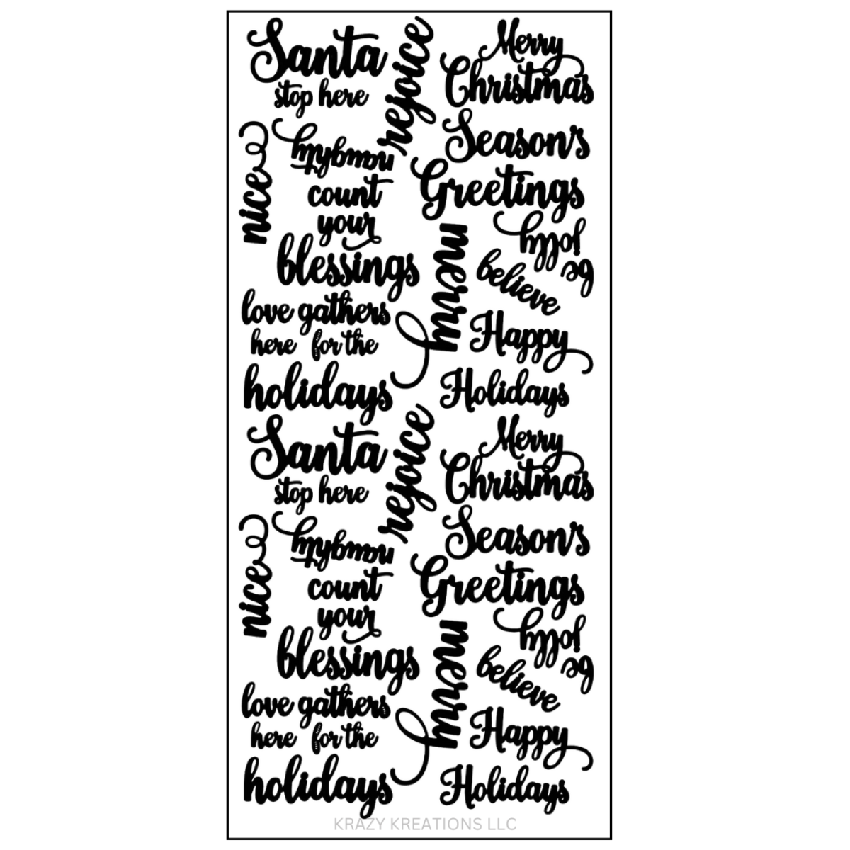 Holiday Words