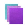 Ice Blue, Lavender, Purple Glitter Paper