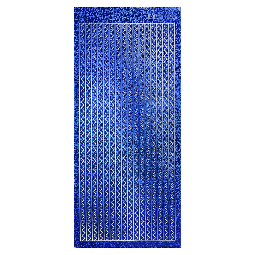Wave - Holographic Dark Blue