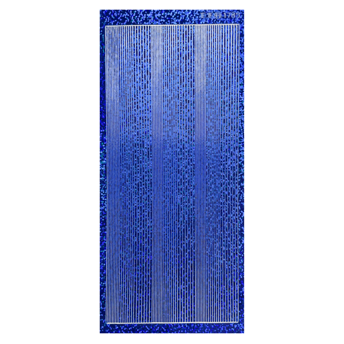 Lines - Holographic Dark Blue