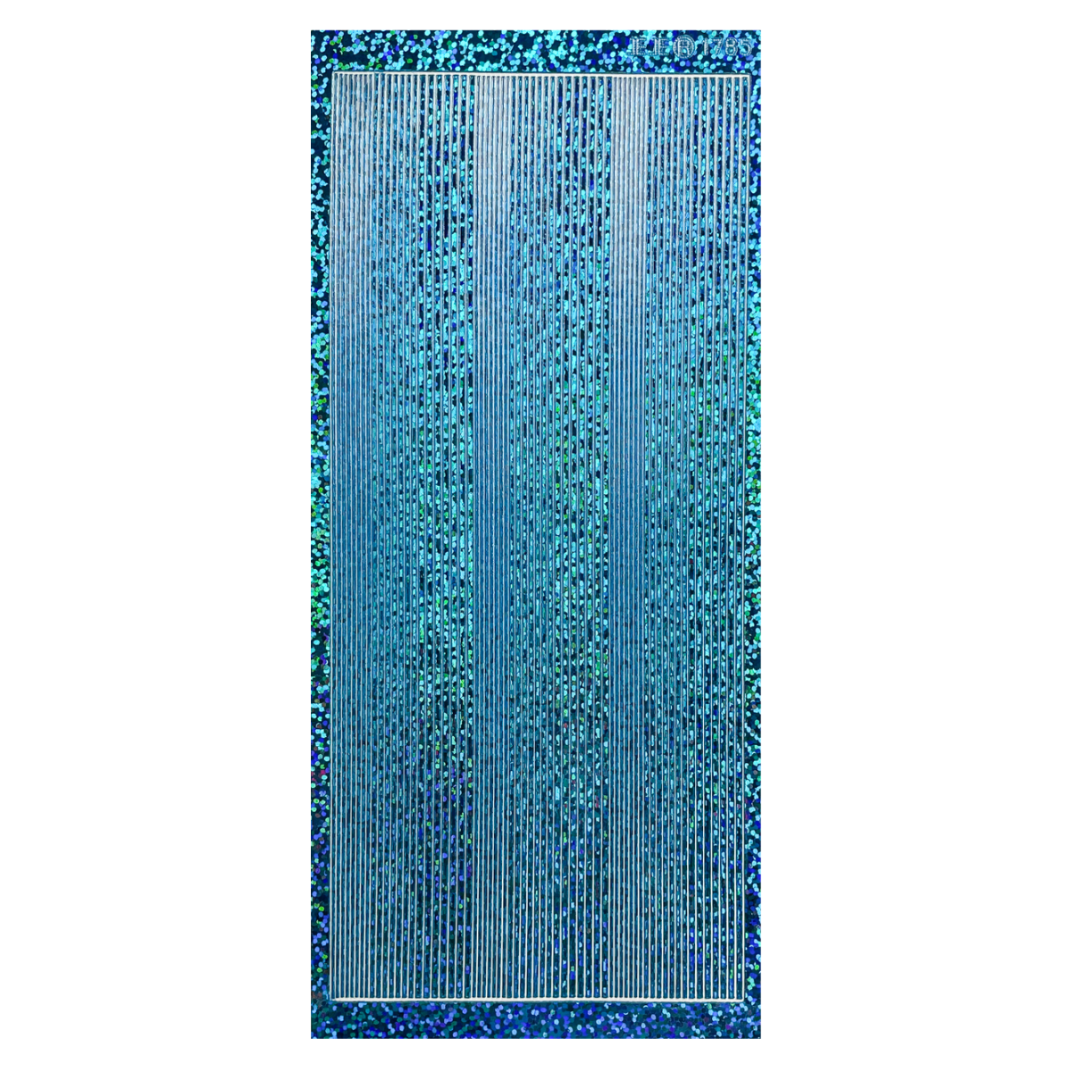 Lines - Holographic Light Blue