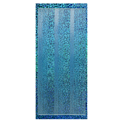 Lines - Holographic Light Blue