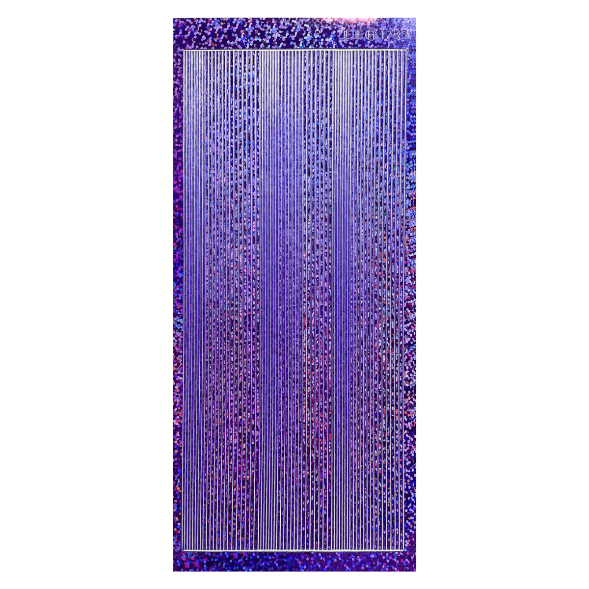 Lines - Holographic Purple