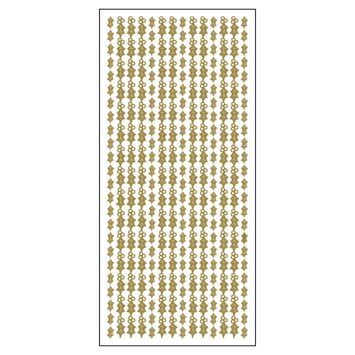 Holly Border - Holographic Gold