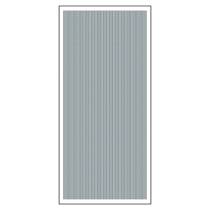 Mini Scallop - Holographic Silver