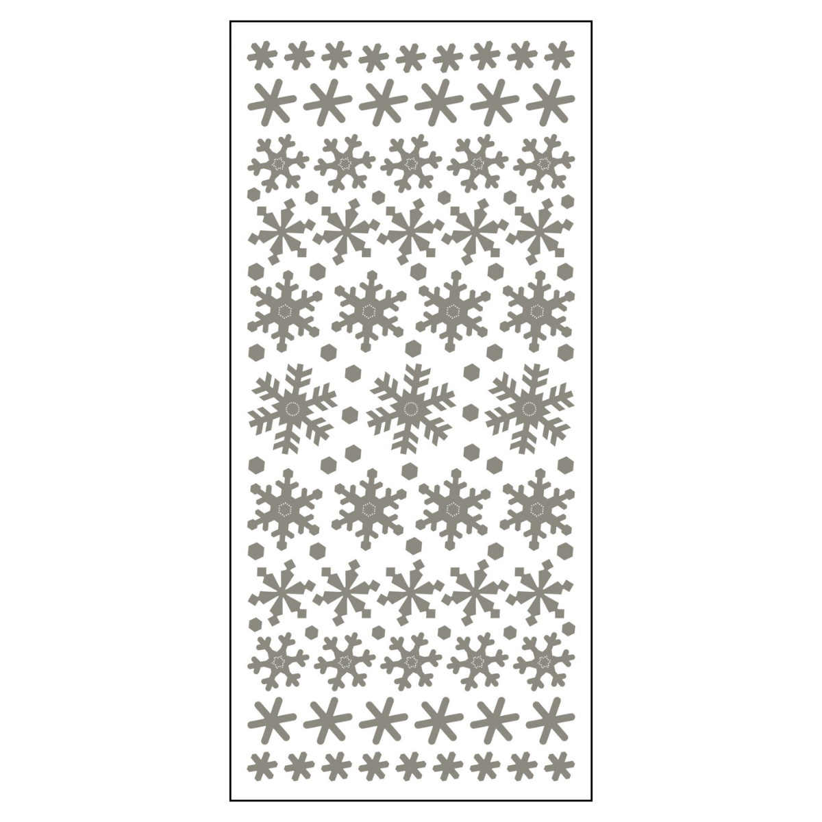 Snowflakes - Holographic Silver