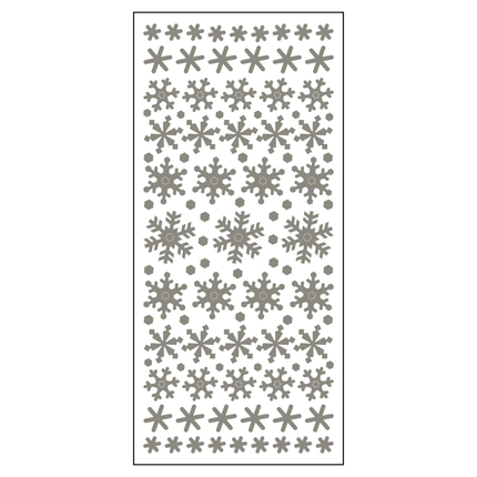 Snowflakes - Holographic Silver