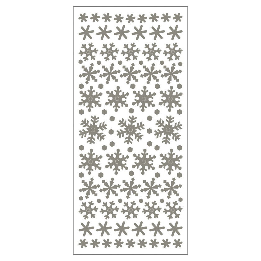 Snowflakes - Holographic Silver