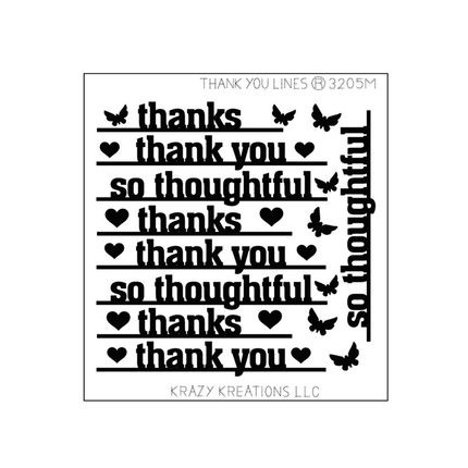 Thank You Lines