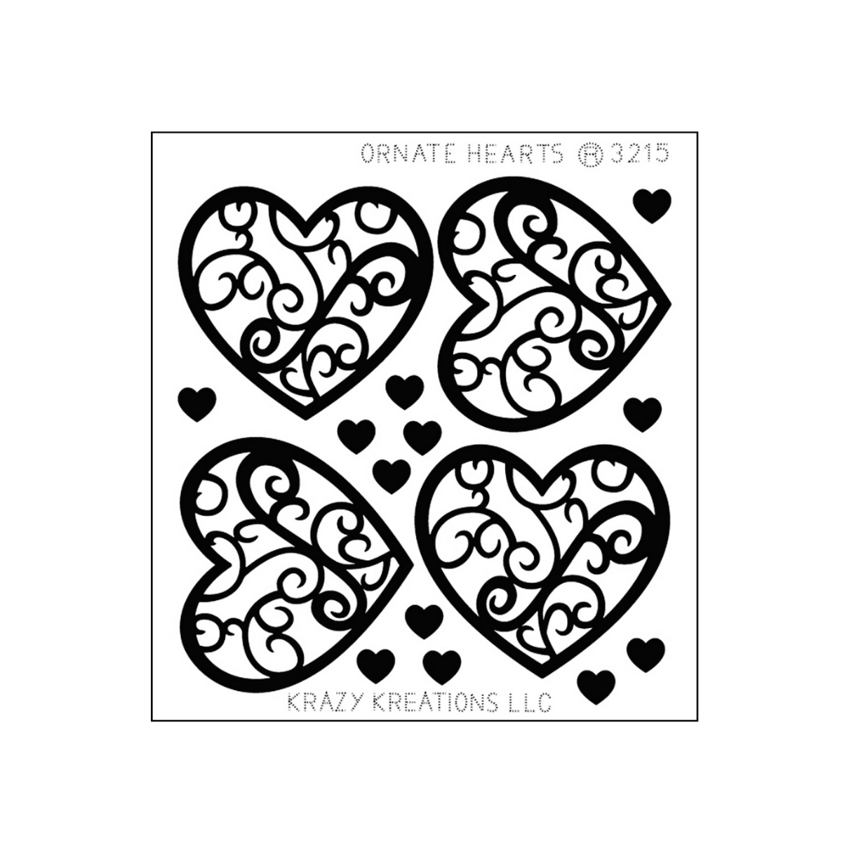 Ornate Hearts Mini