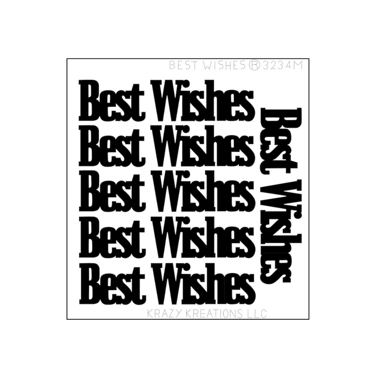 Best Wishes Mini
