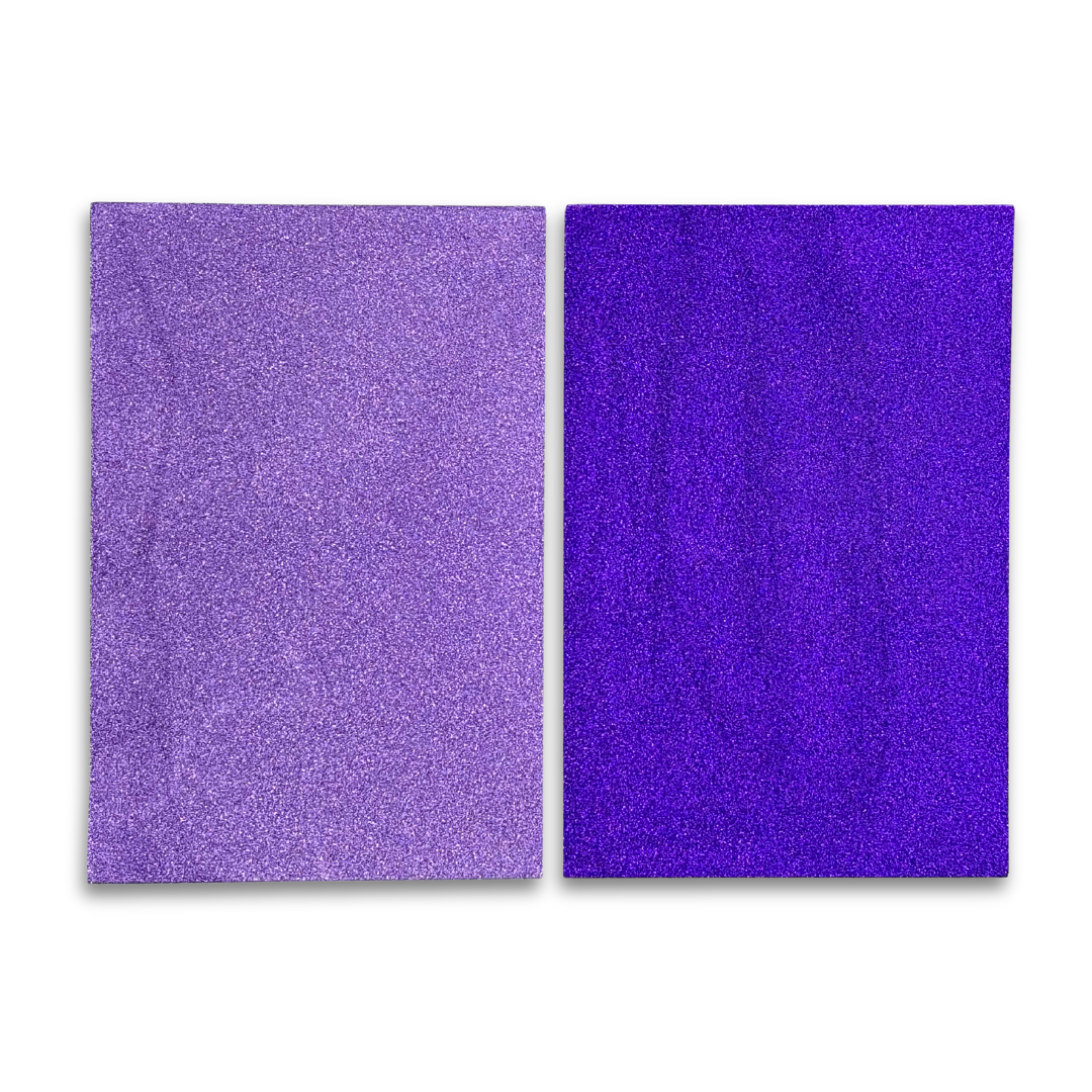 Lavender & Purple Glitter Paper