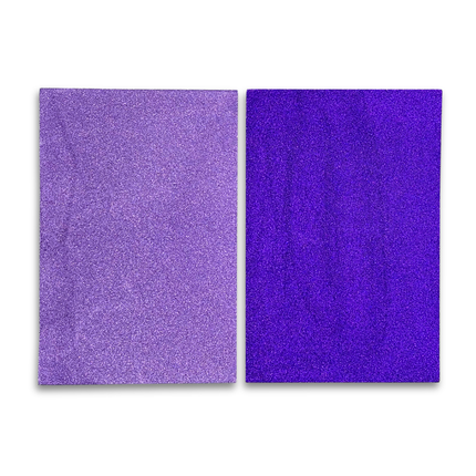 Lavender & Purple Glitter Paper