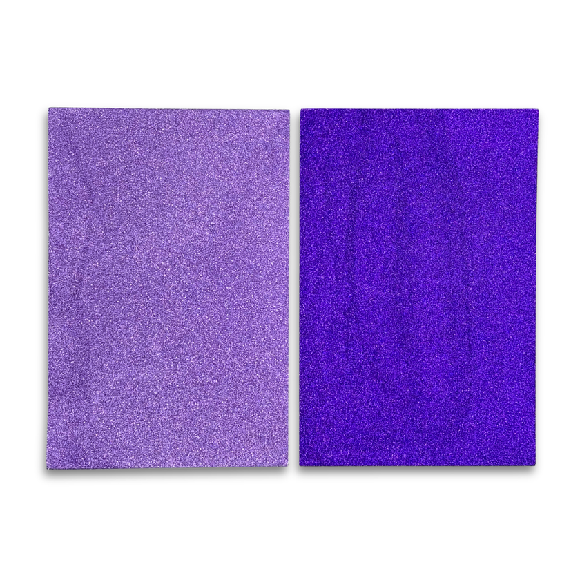 Lavender & Purple Glitter Paper