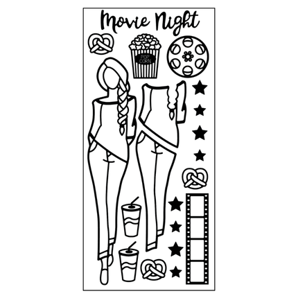Movie Night Girl