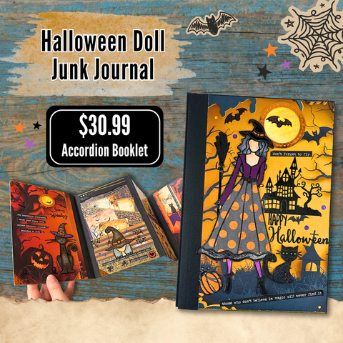 Halloween Doll Junk Journal