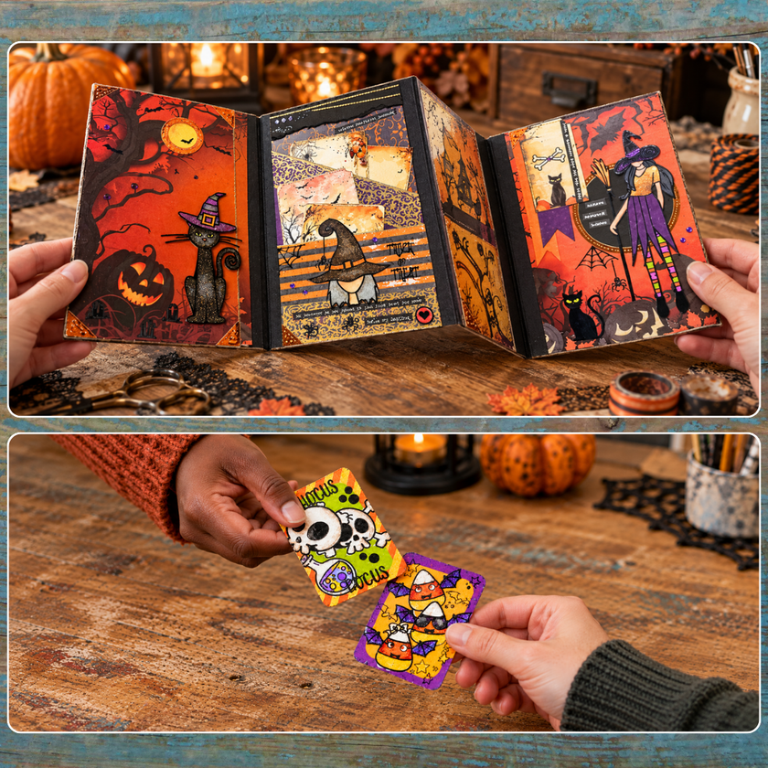 Halloween Doll Junk Journal