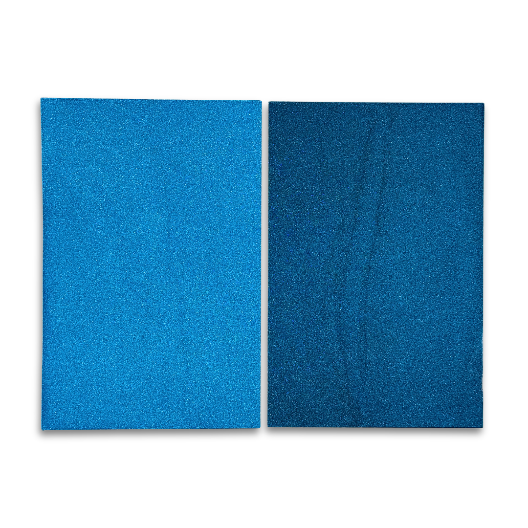 Royal Blue & Teal Glitter Paper