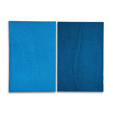 Royal Blue & Teal Glitter Paper