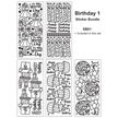 Birthday 1 Sticker Bundle