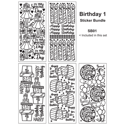 Birthday 1 Sticker Bundle