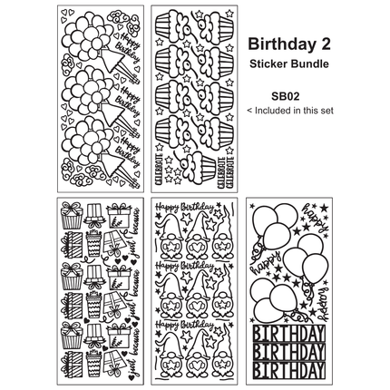 Birthday 2 Sticker Bundle