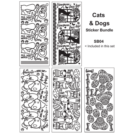 Cats & Dogs Sticker Bundle