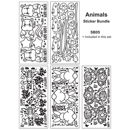 Animals Sticker Bundle