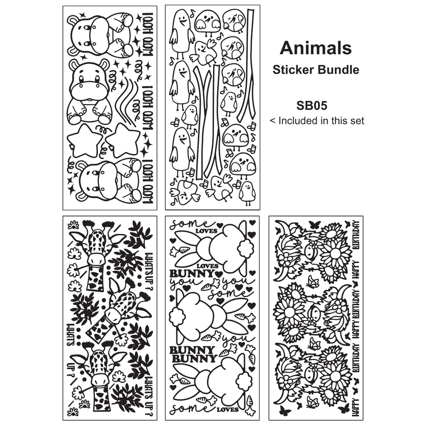 Animals Sticker Bundle
