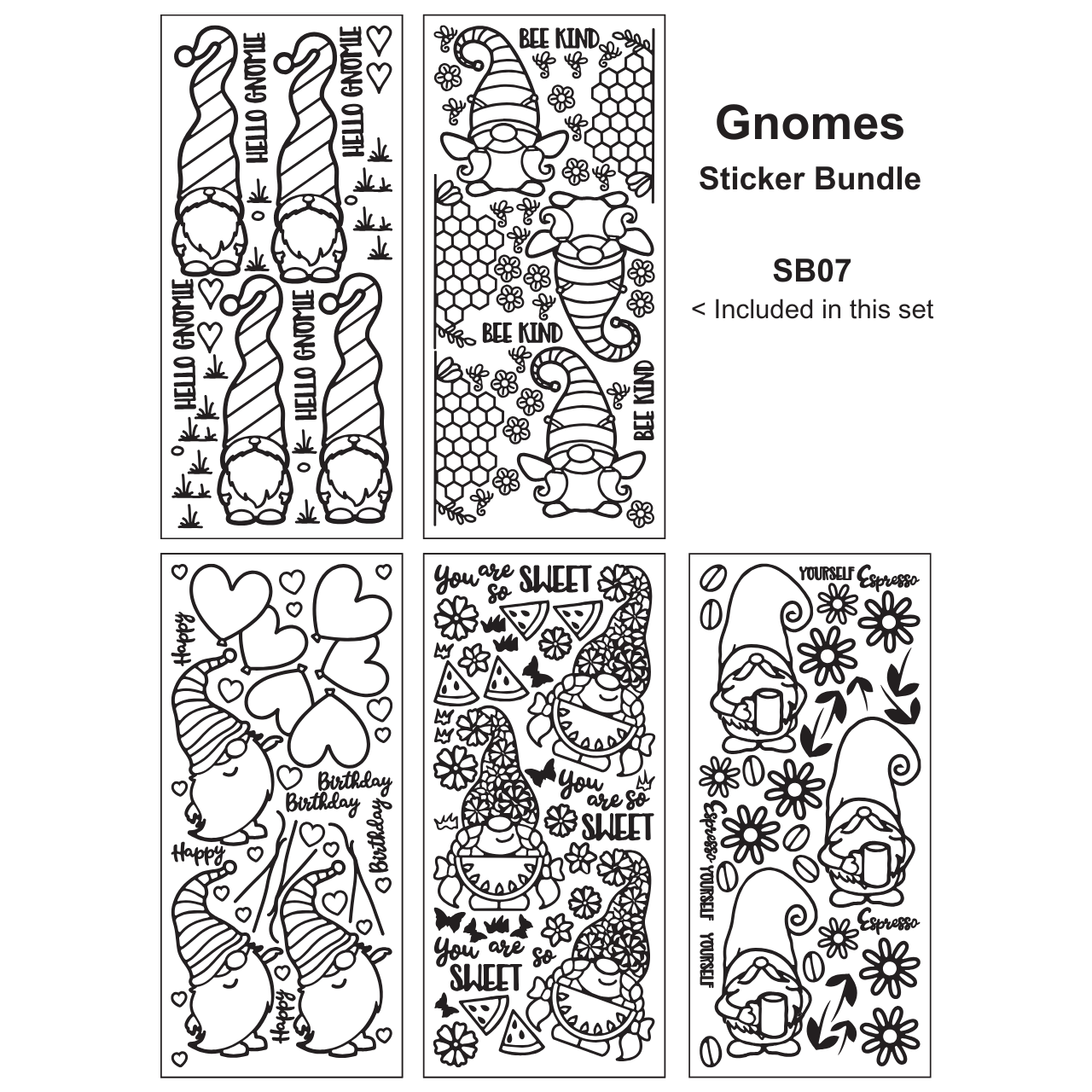 Gnomes Sticker Bundle