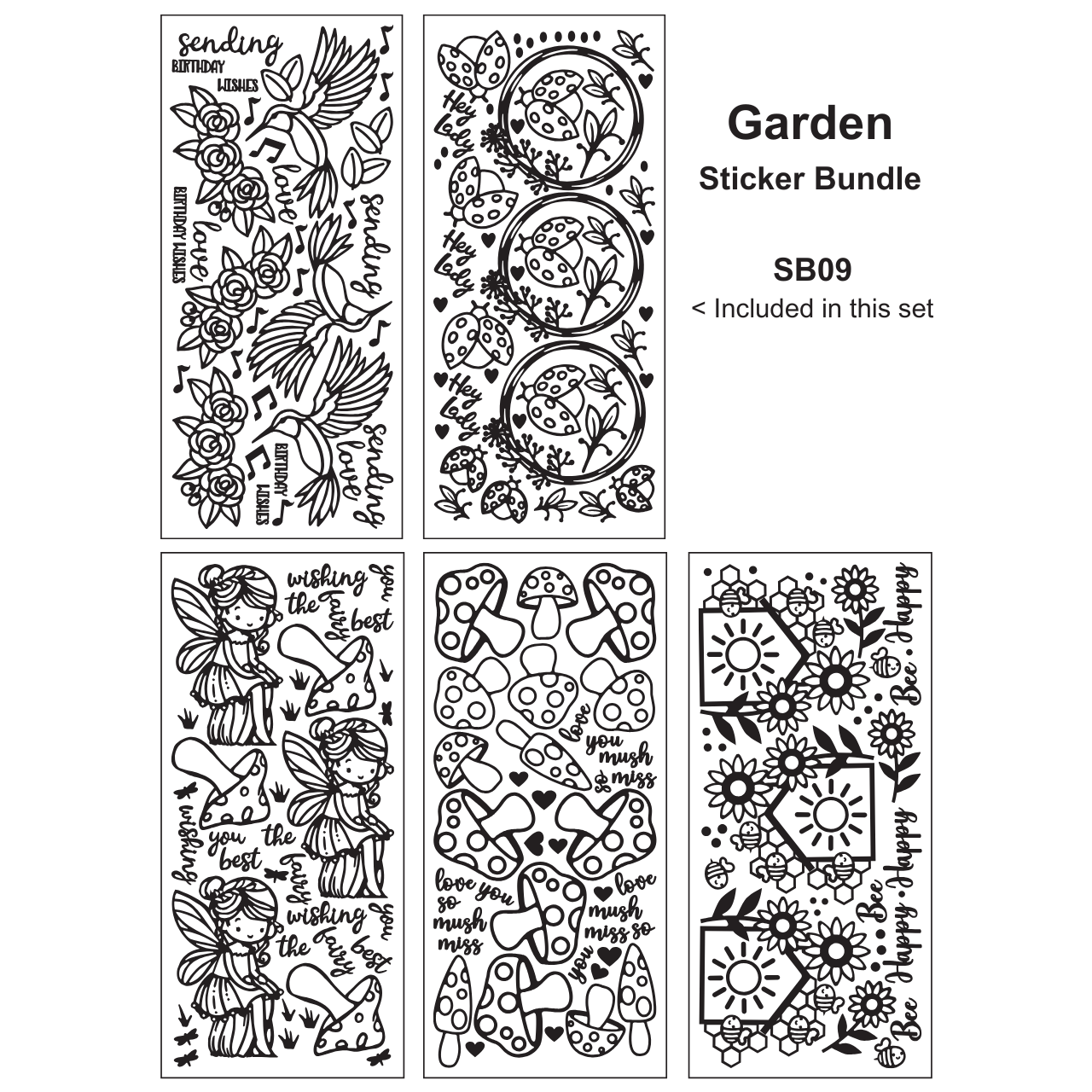 Garden Sticker Bundle