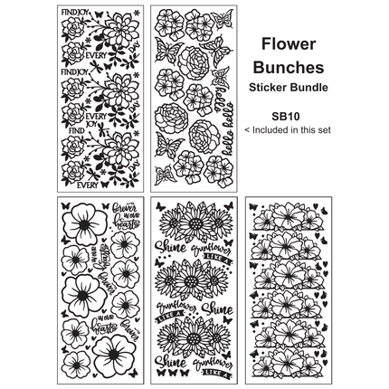 Flower Bunches Sticker Bundle