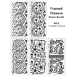 Framed Flowers Sticker Bundle
