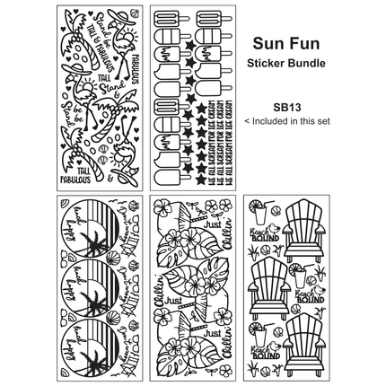 Sun Fun Sticker Bundle