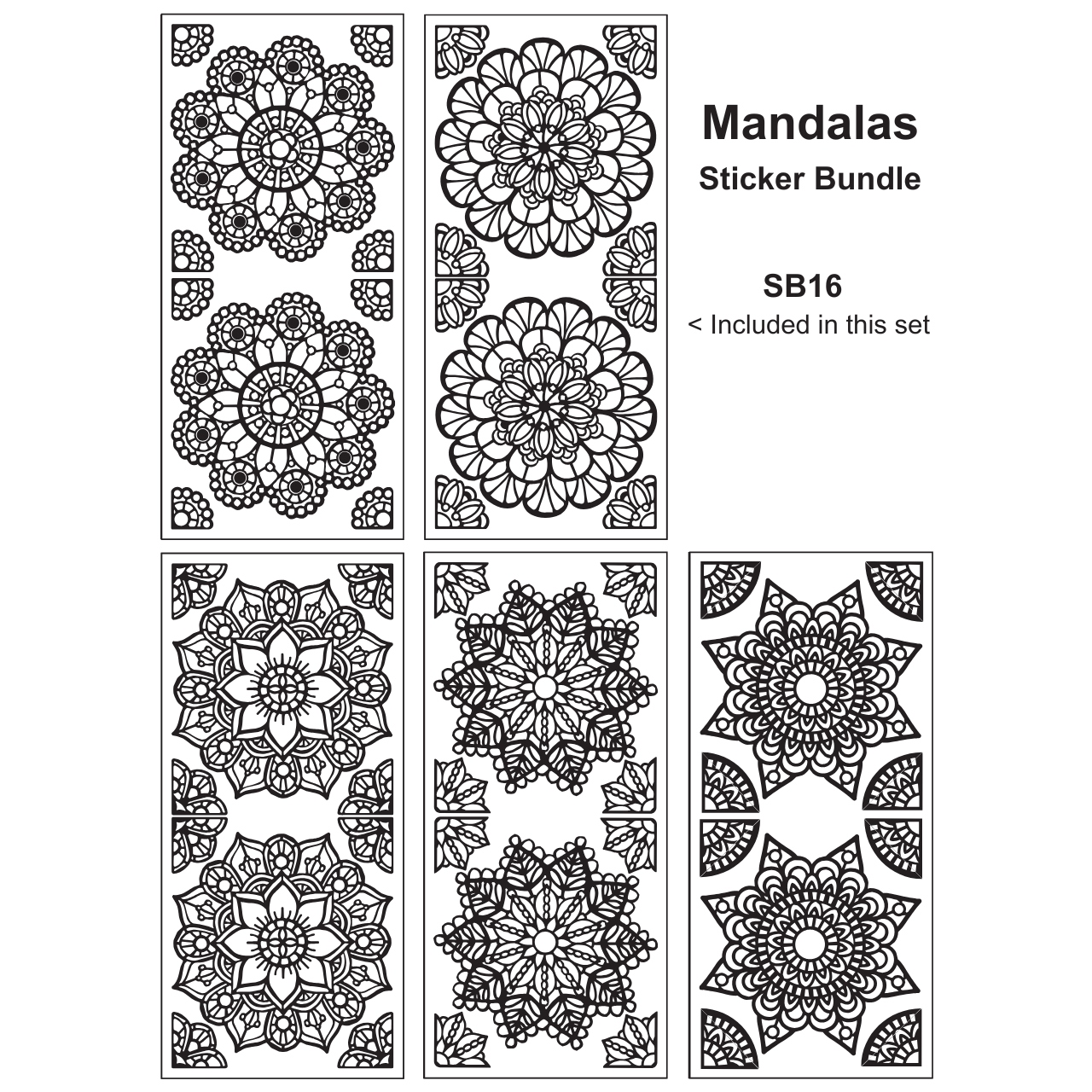 Mandalas Sticker Bundle