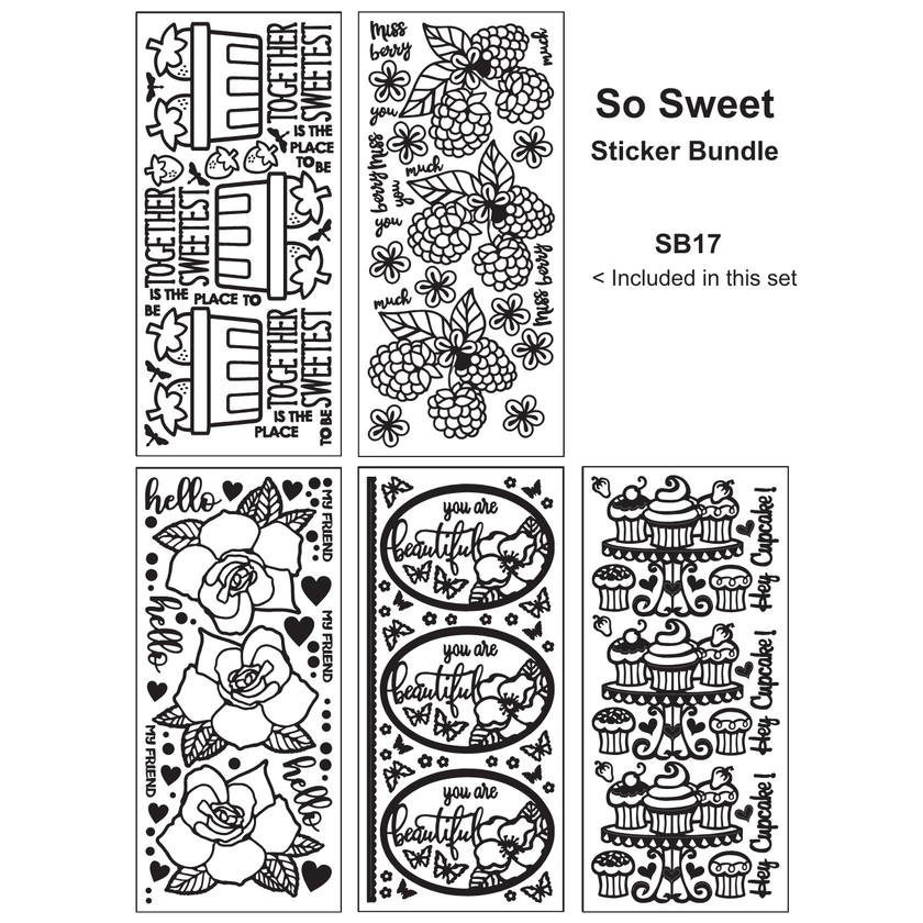 So Sweet Sticker Bundle