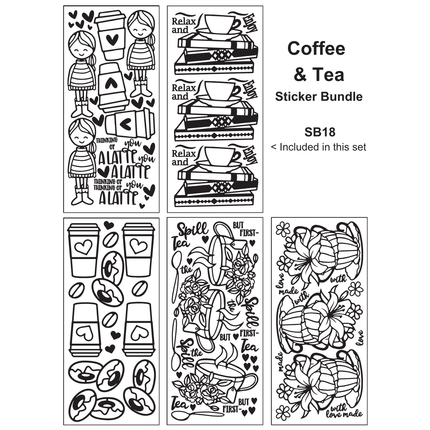 Coffee & Tea Sticker Bundle
