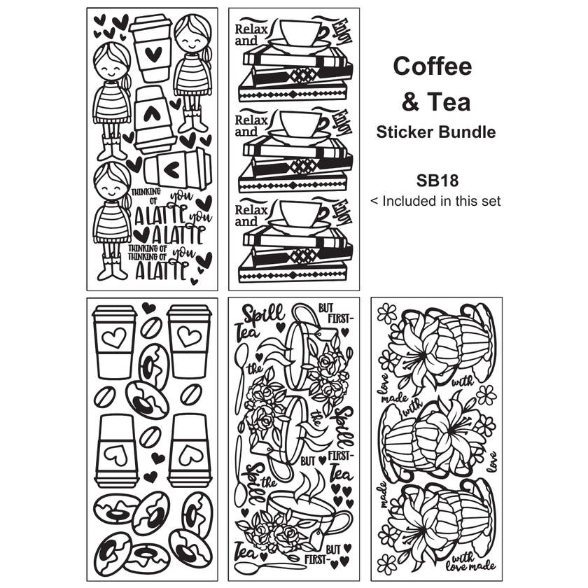 Coffee & Tea Sticker Bundle