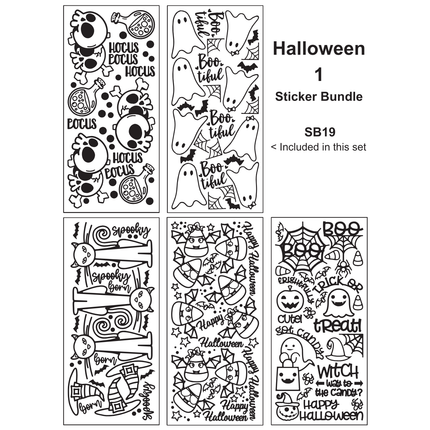 Halloween 1 Sticker Bundle