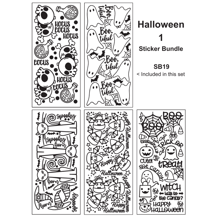Halloween 1 Sticker Bundle