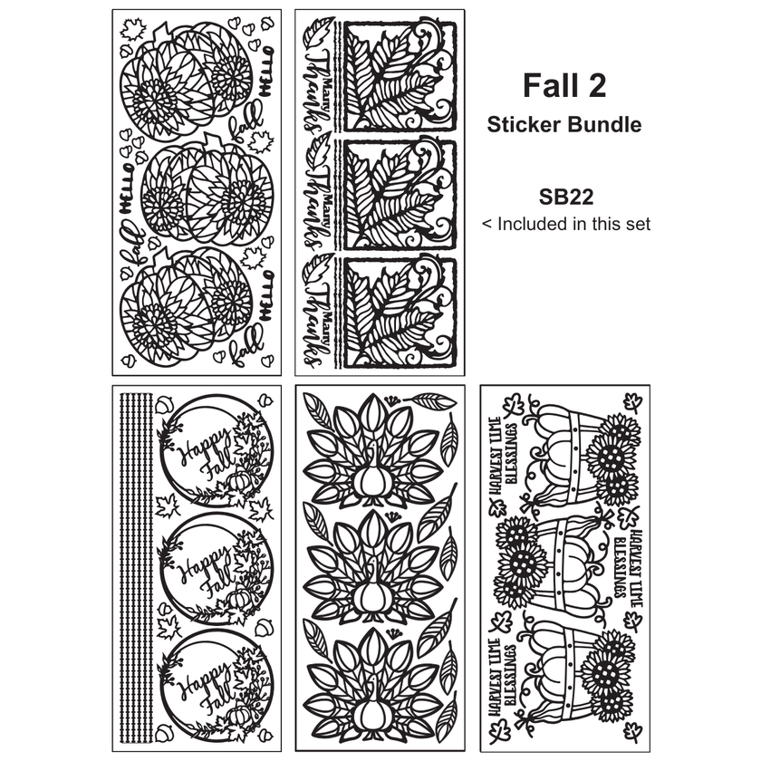 Fall 2 Sticker Bundle