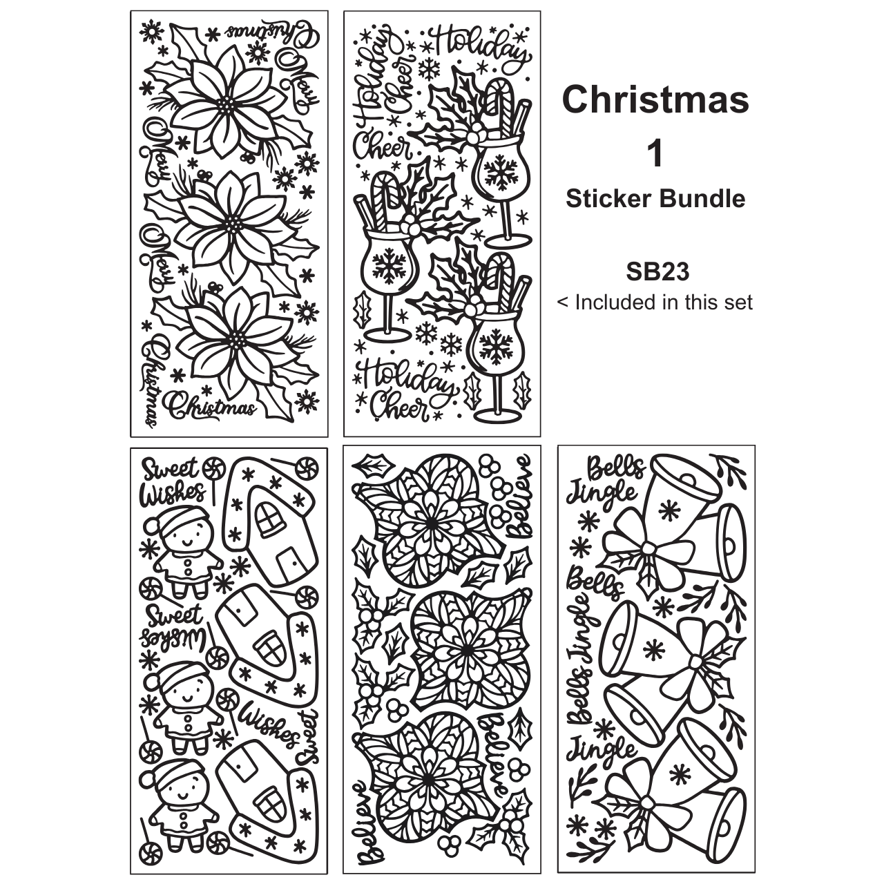 Christmas 1 Sticker Bundle